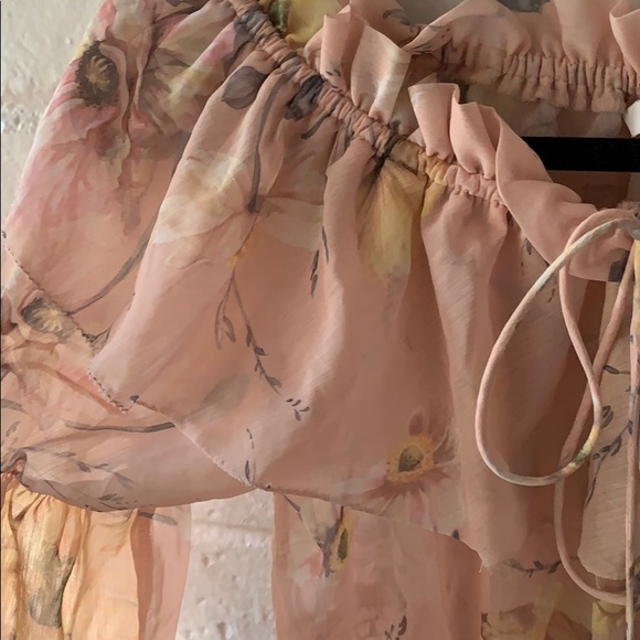 Zimmerman inspired sheer off the shoulder top - Picture 5 of 8